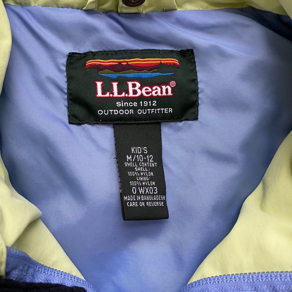 L.L. Bean Kid's Lightweight Ski Jacket - Picture 3 of 11